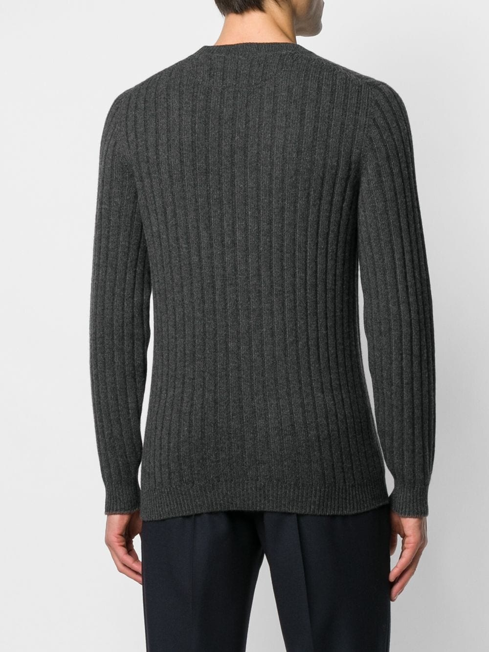 ribbed cashmere jumper - 4