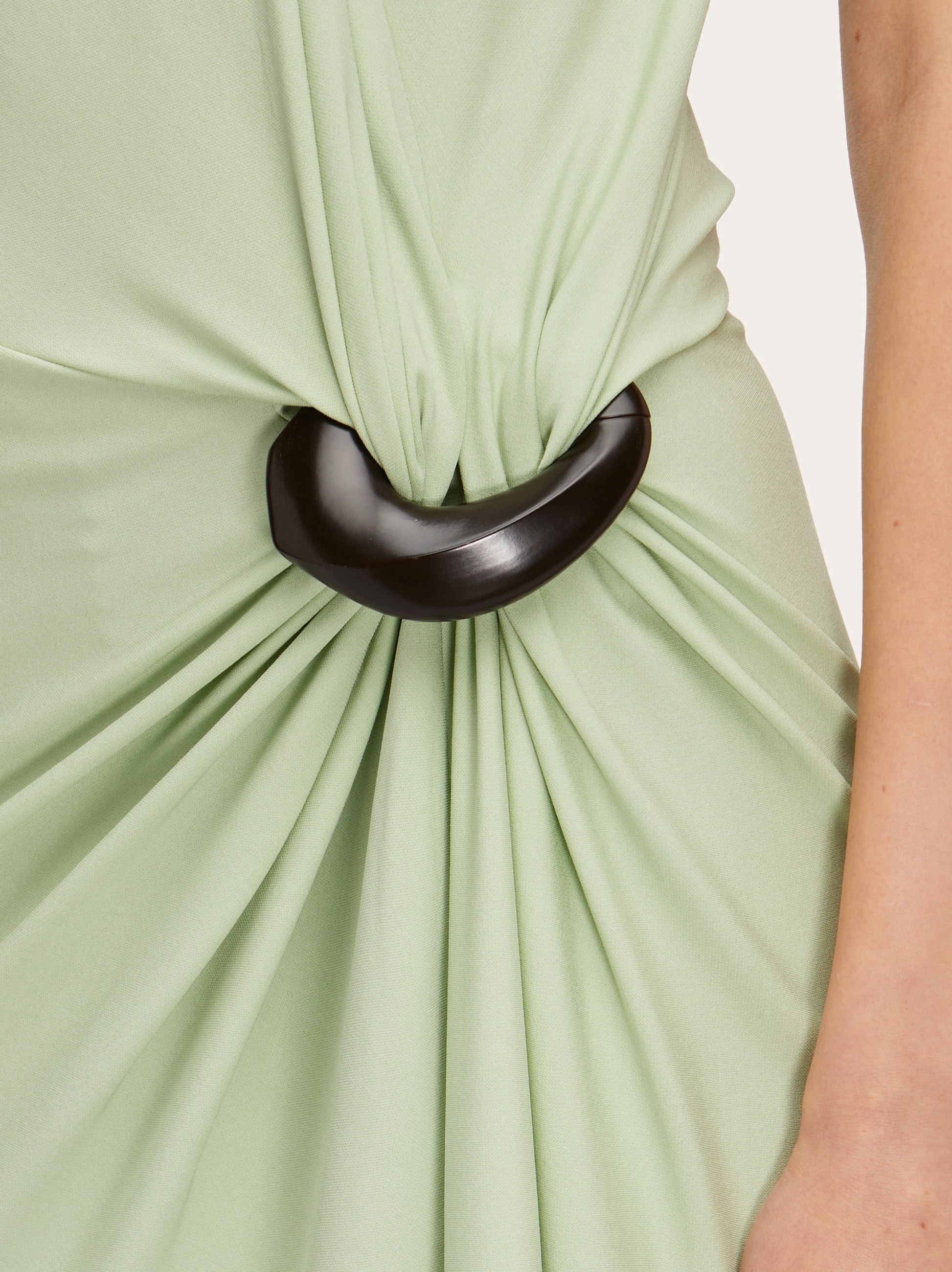 Asymmetric gathered dress - 4