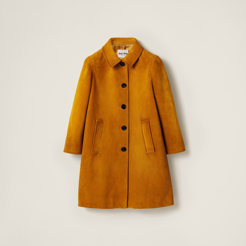 Suede coat 1