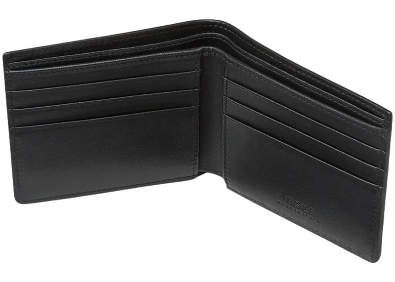 VERSACE Versace Medusa Biggie (6 Card Slot 2 Cash Compartments) Wallet Black/Gold outlook