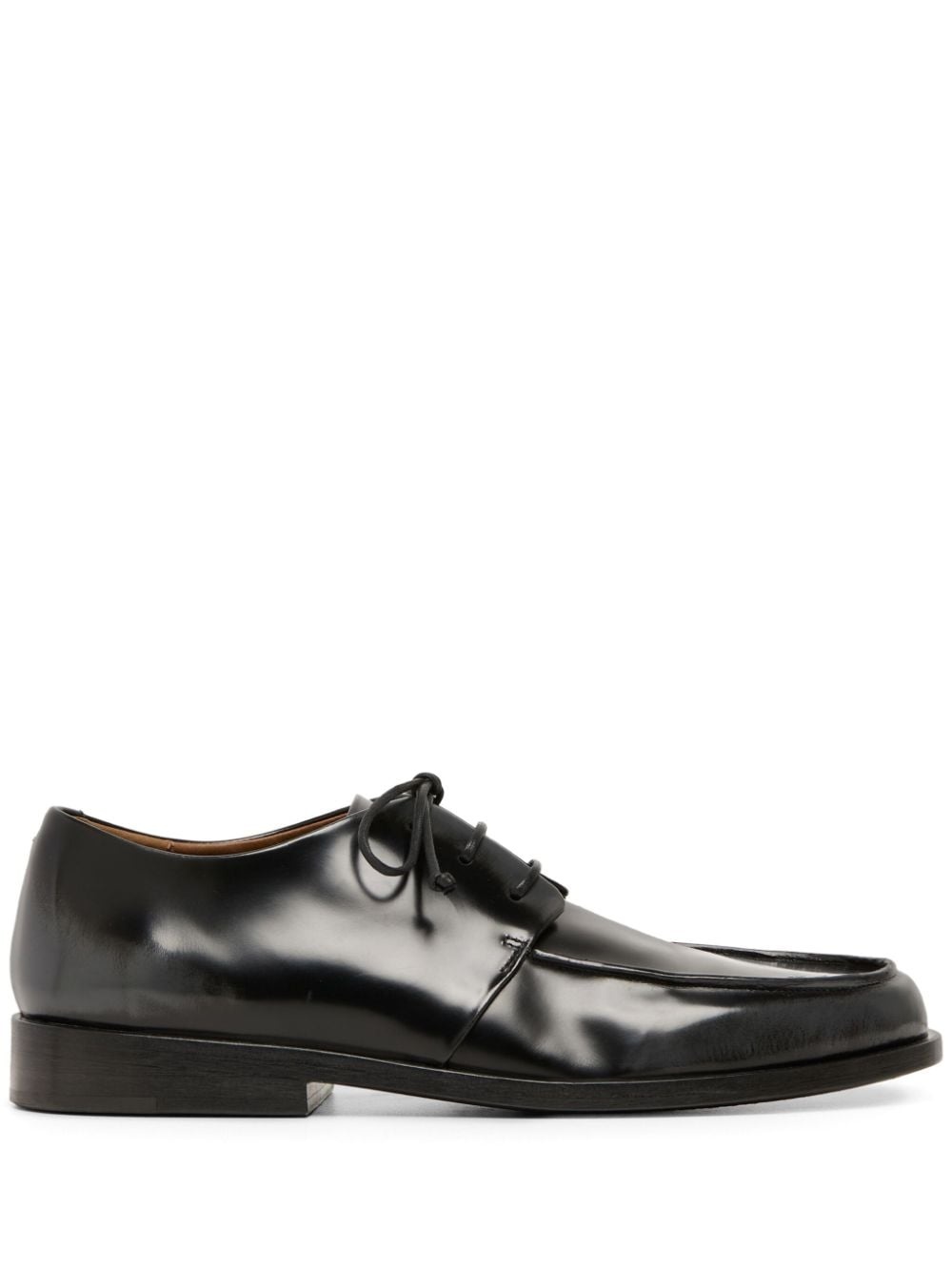 calf leather derby shoes - 1