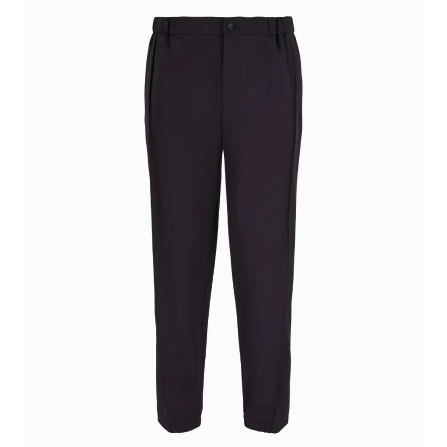 Emporio Armani Natural Stretch Canvas Trousers, Brand Size 46 ( US Size 30 ) - 1