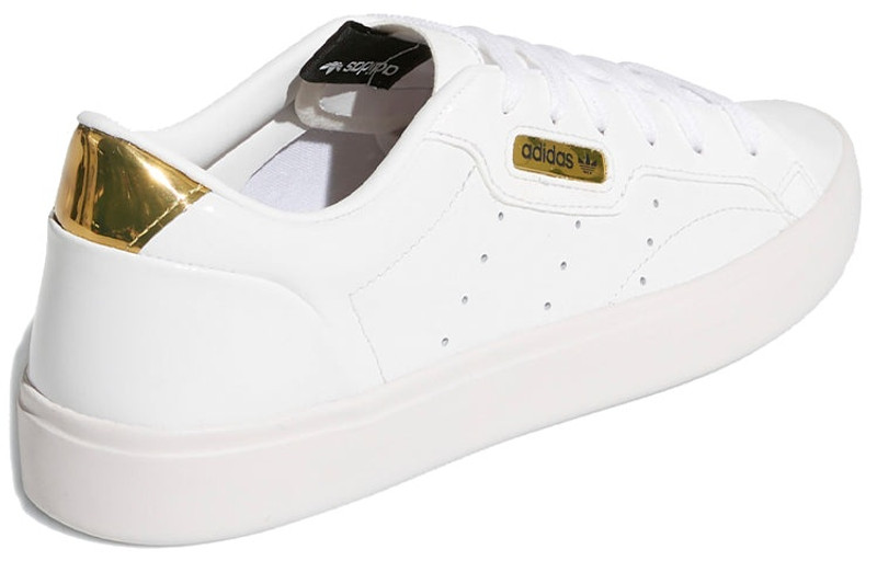 (WMNS) adidas Sleek 'Gold Metallic' FV3395 4