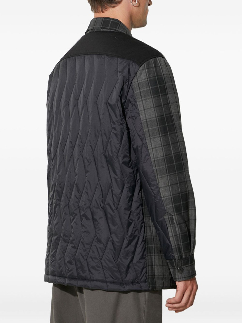check-pattern shirt jacket 4