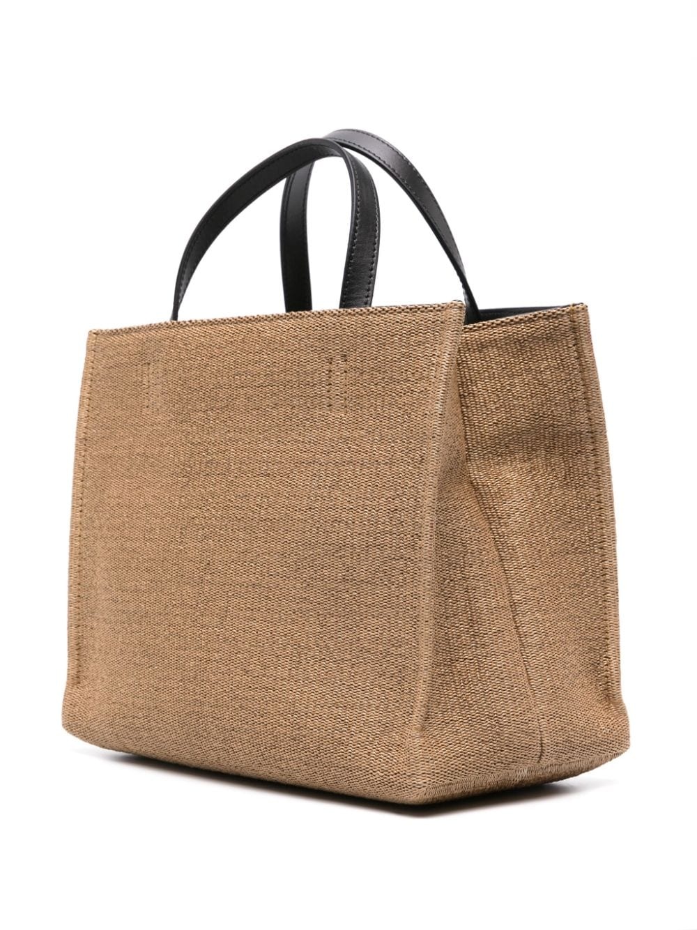 small logo-embroidered tote bag - 3