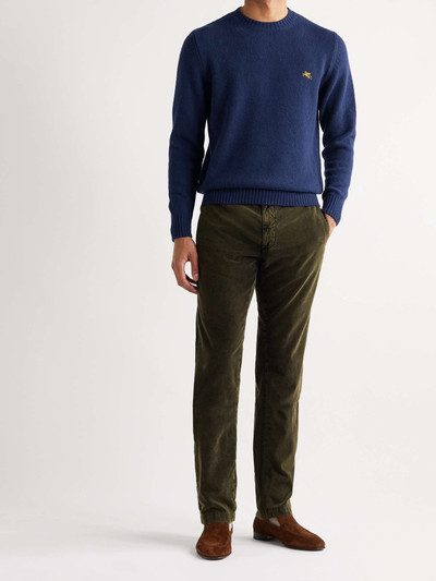 Etro Logo-Embroidered Wool Sweater outlook