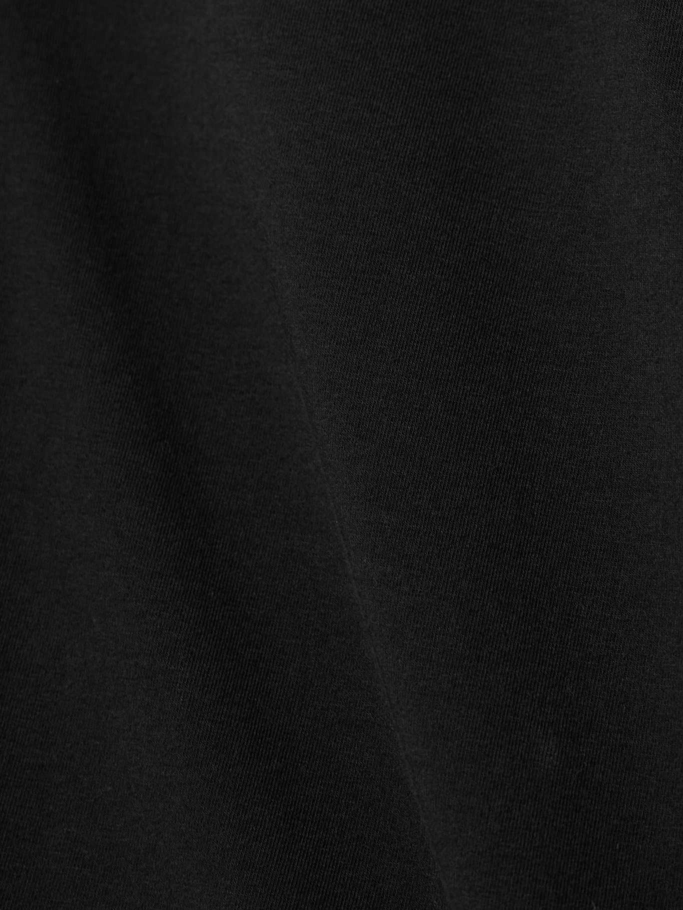 Set of two stretch-cotton jersey T-shirts - Soot Black - 4