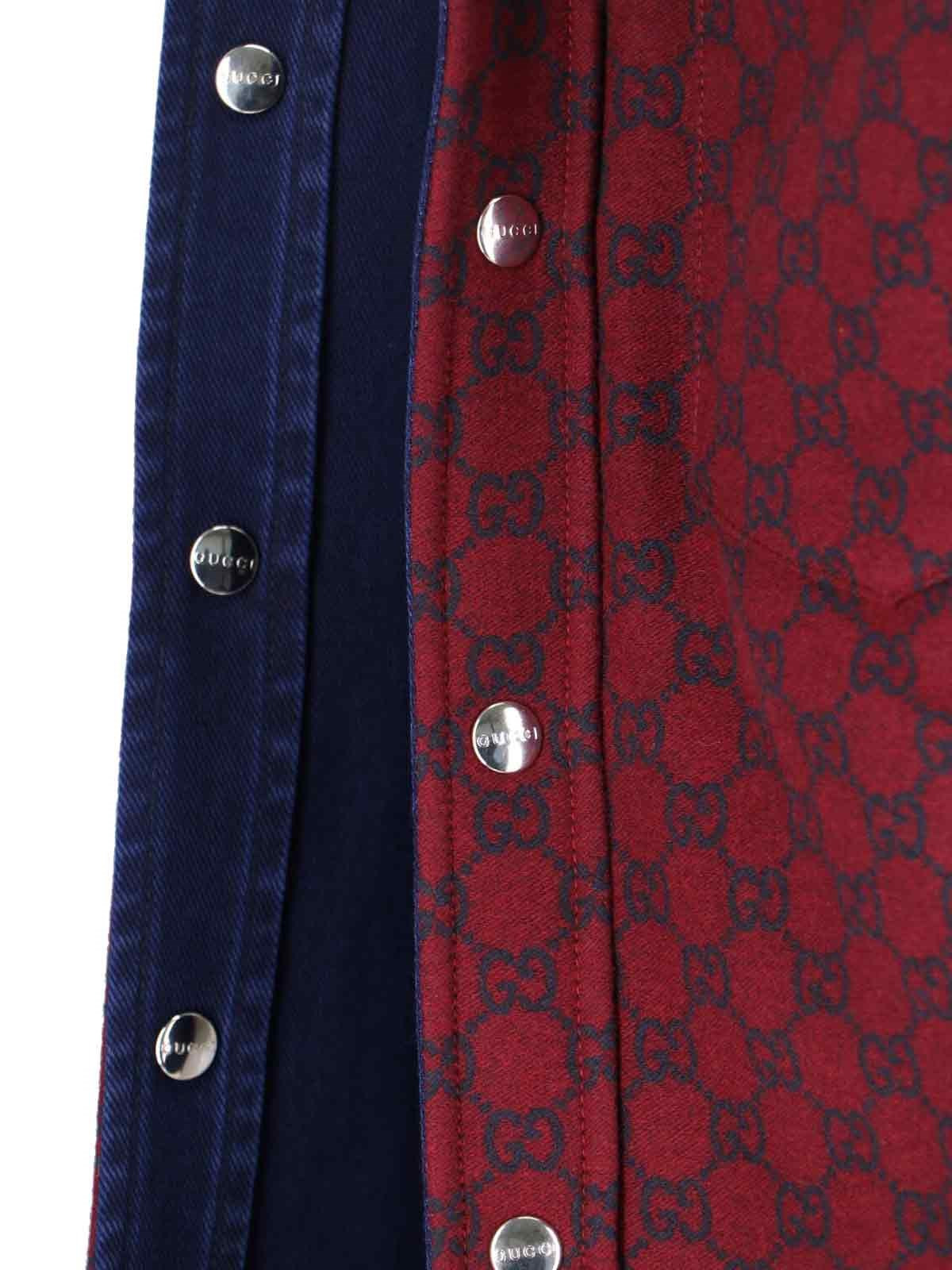 REVERSIBLE DENIM AND FLANNEL SHIRT - 5