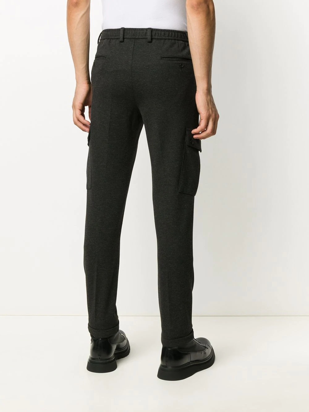 slim cargo trousers - 4