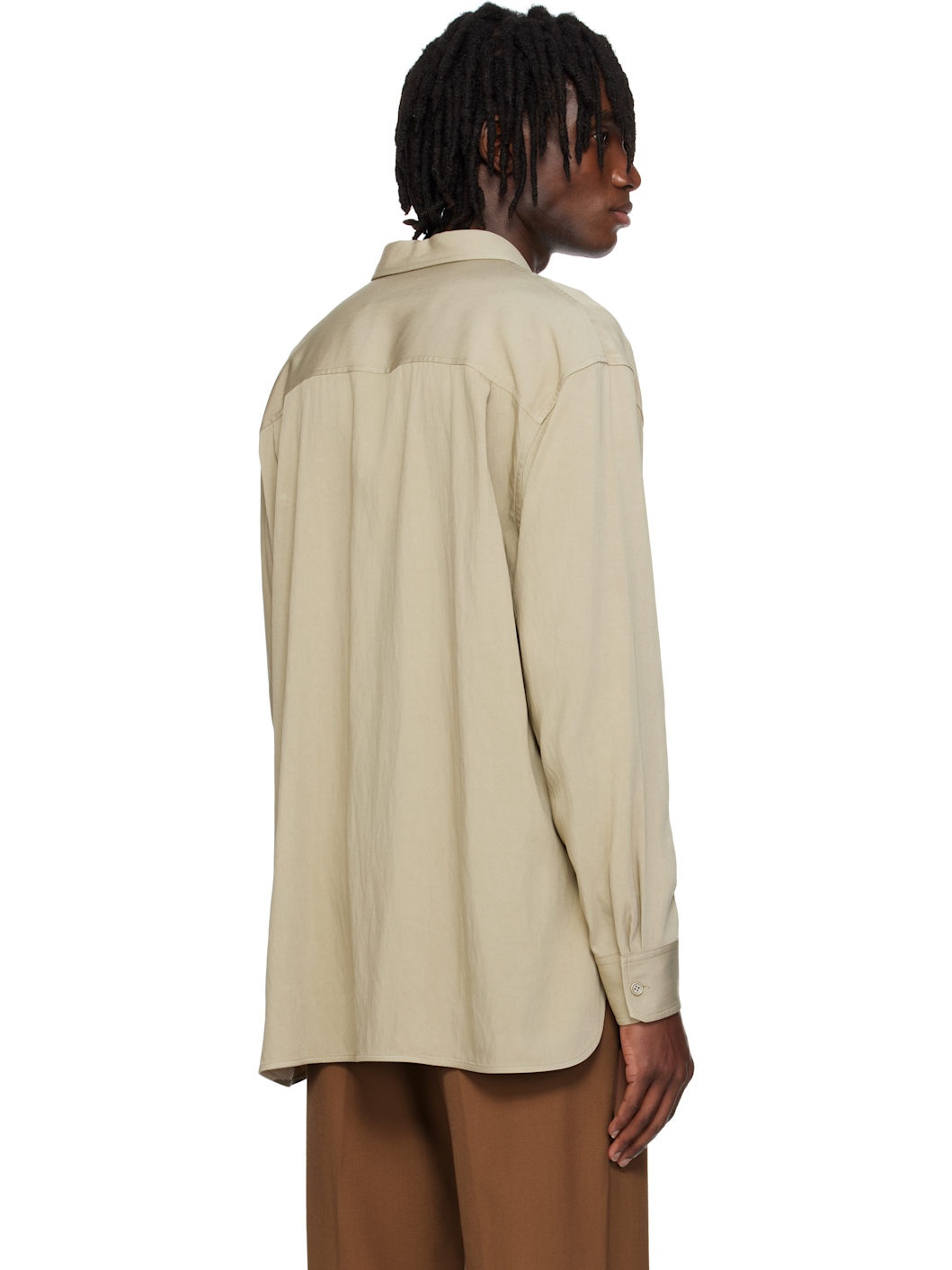 Beige Pocket Detail Montana Shirt - 3