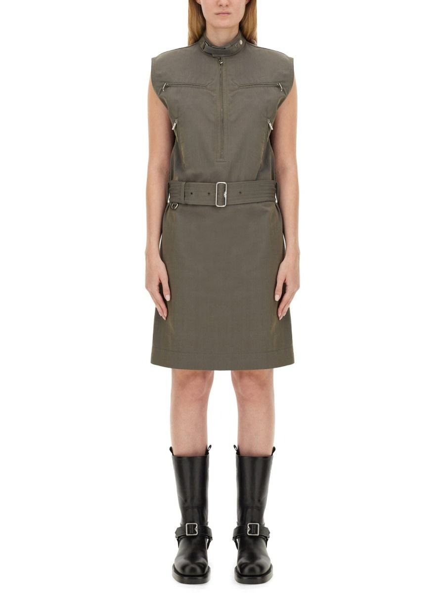 Burberry Burberry Linen Dress | baltini | REVERSIBLE