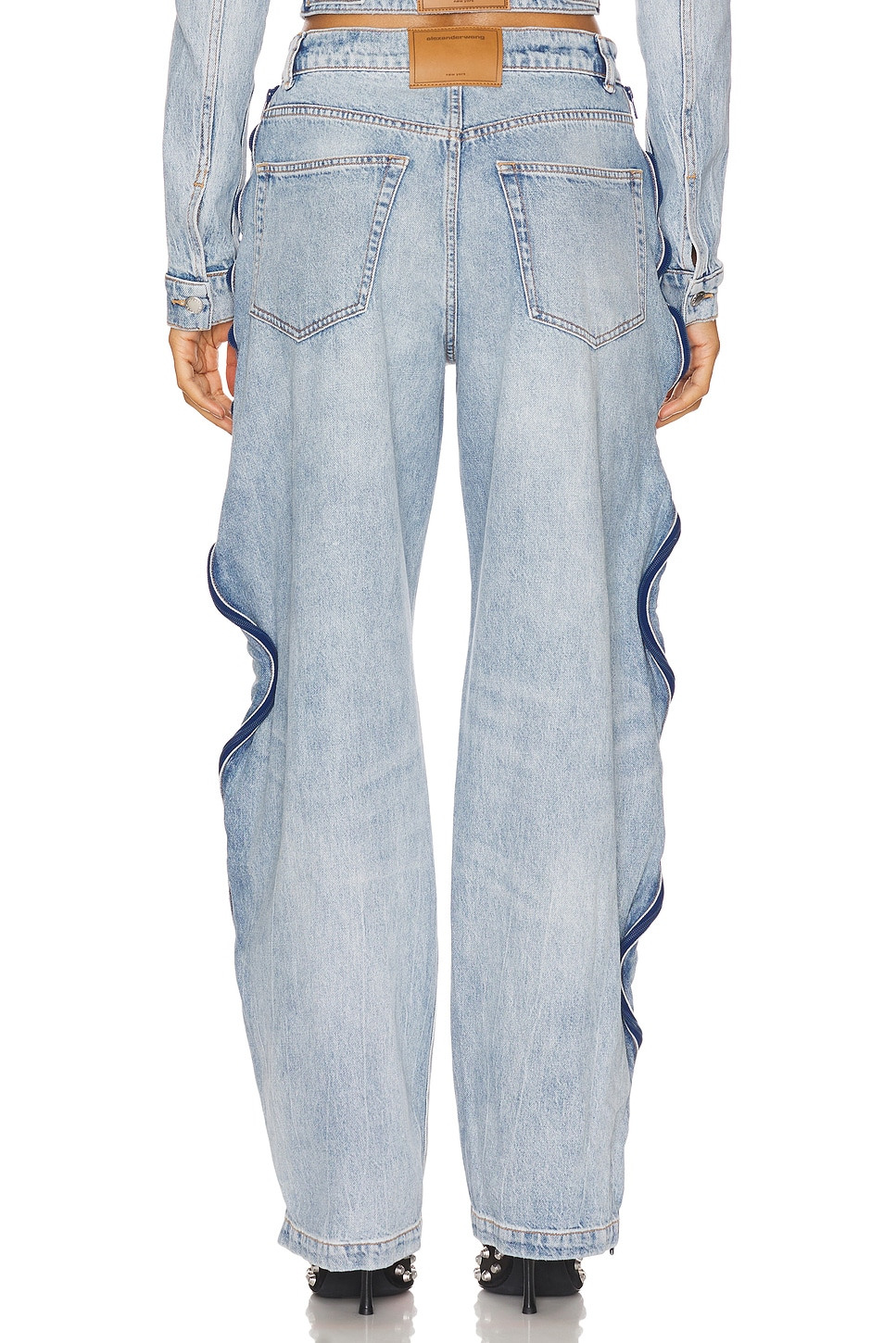 Curved Zipper Pant - 5