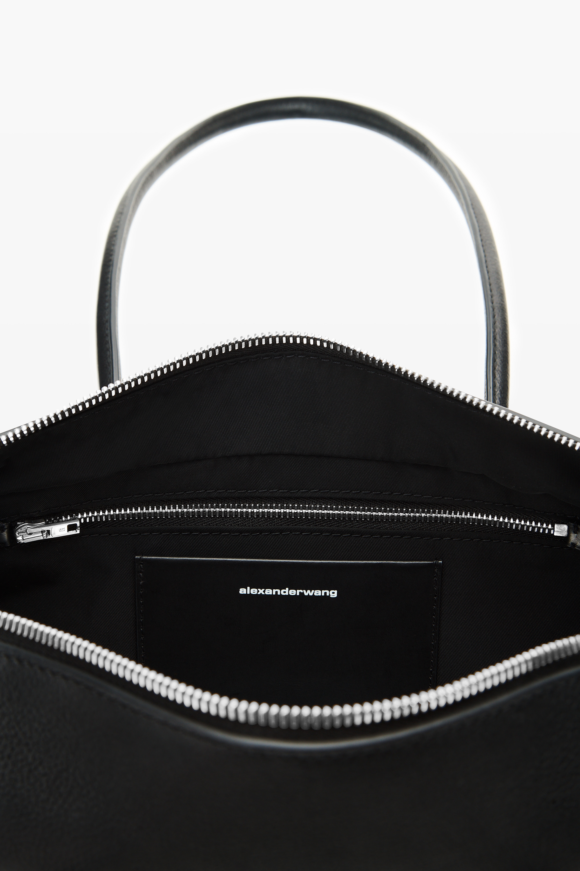 Black leather Roux Medium Shoulder Bag - 4