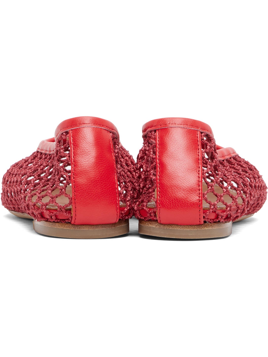 Red Alba Ballet Flats - 2
