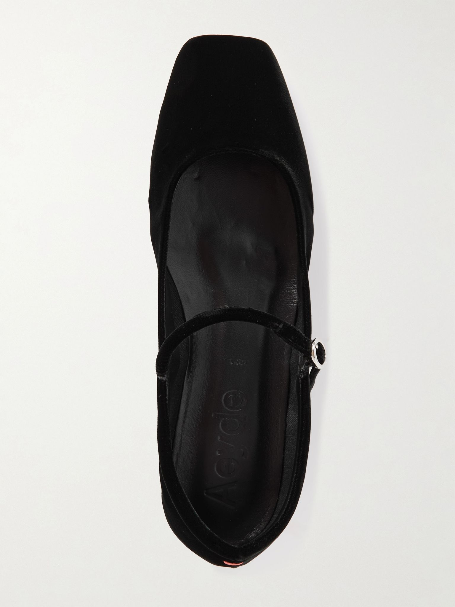 Uma velvet Mary Jane ballet flats Black - 5
