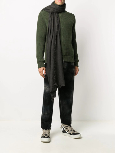 Rick Owens fringe hem scarf  outlook