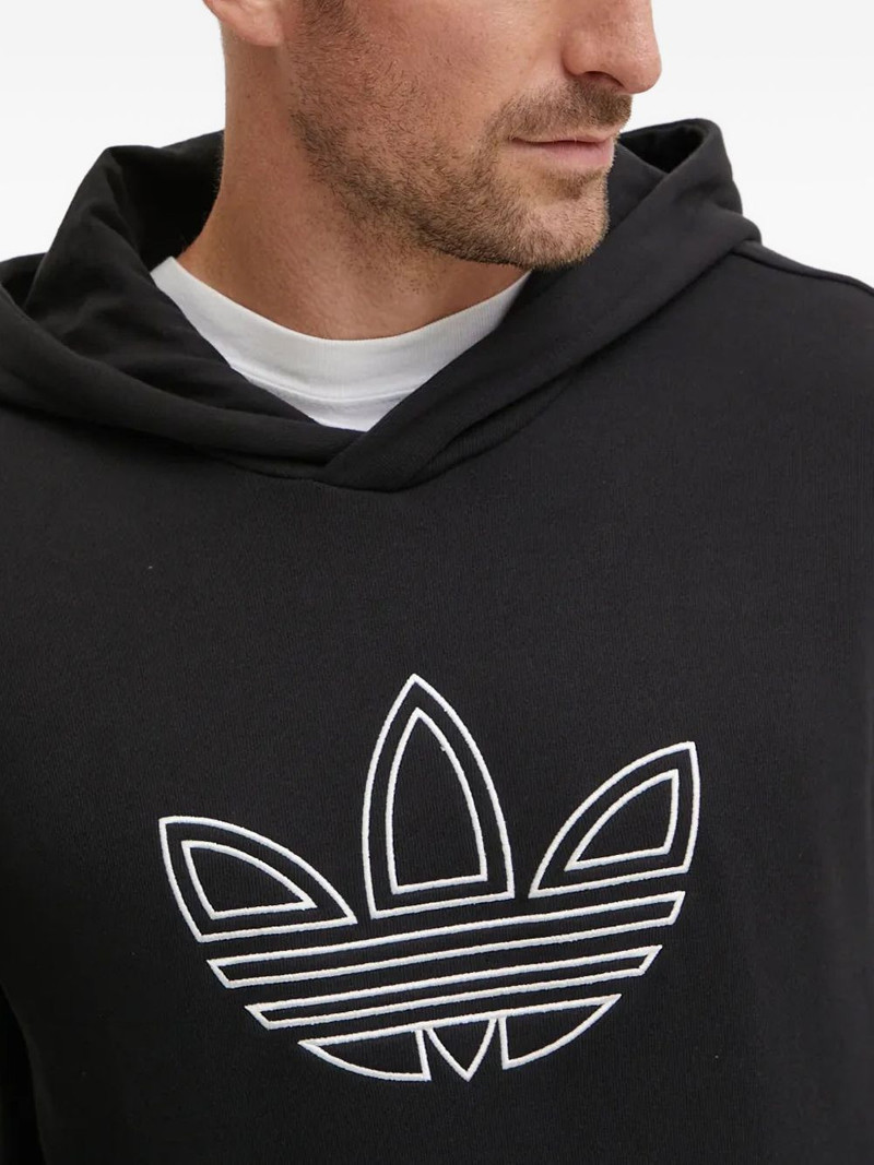logo-embroidered hoodie 4