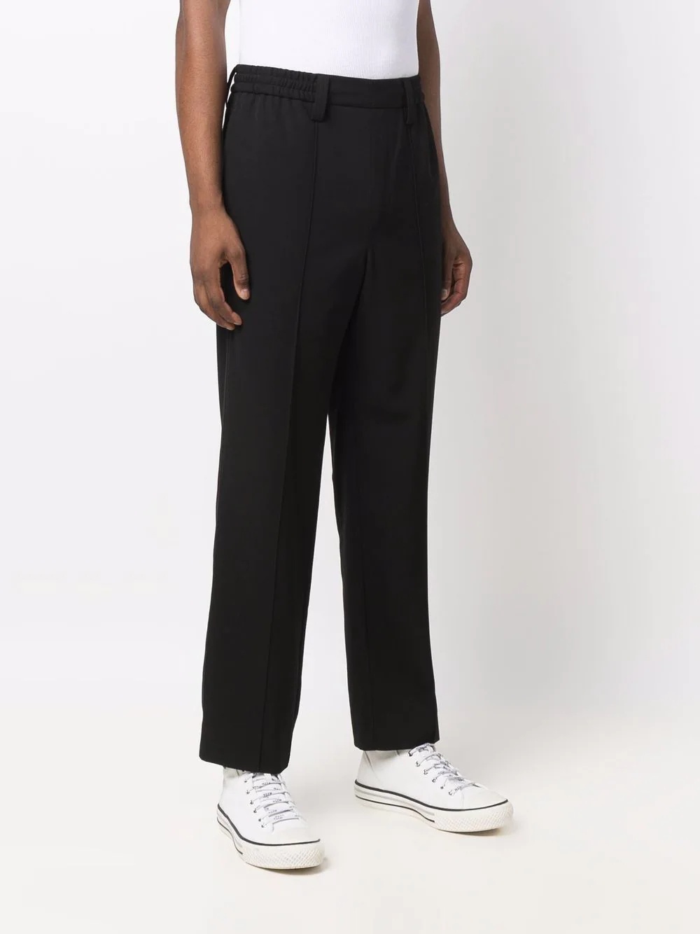 straight-leg tailored trousers - 3