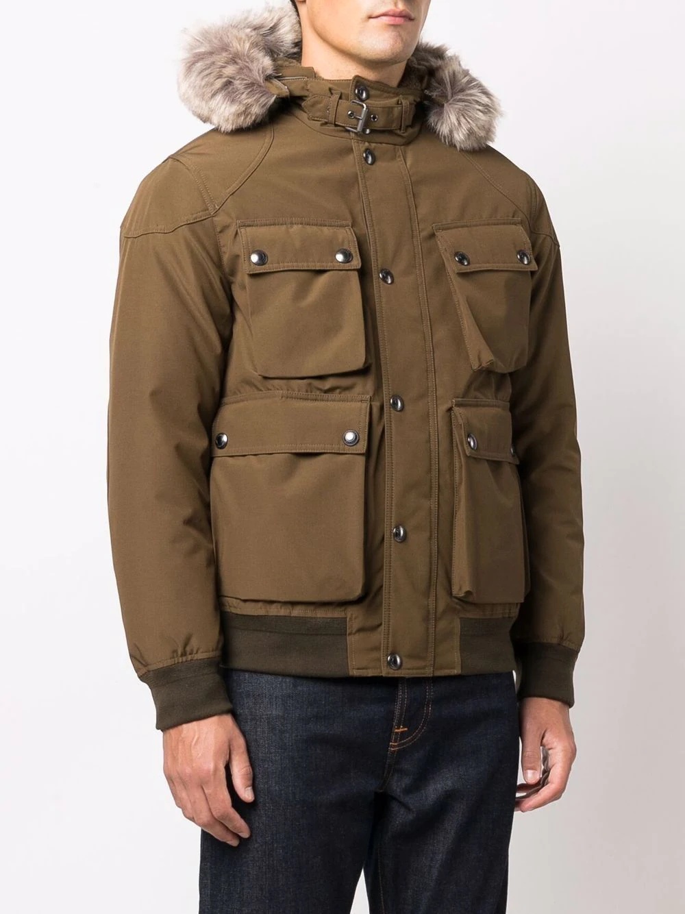 multi-pocket padded jacket - 3