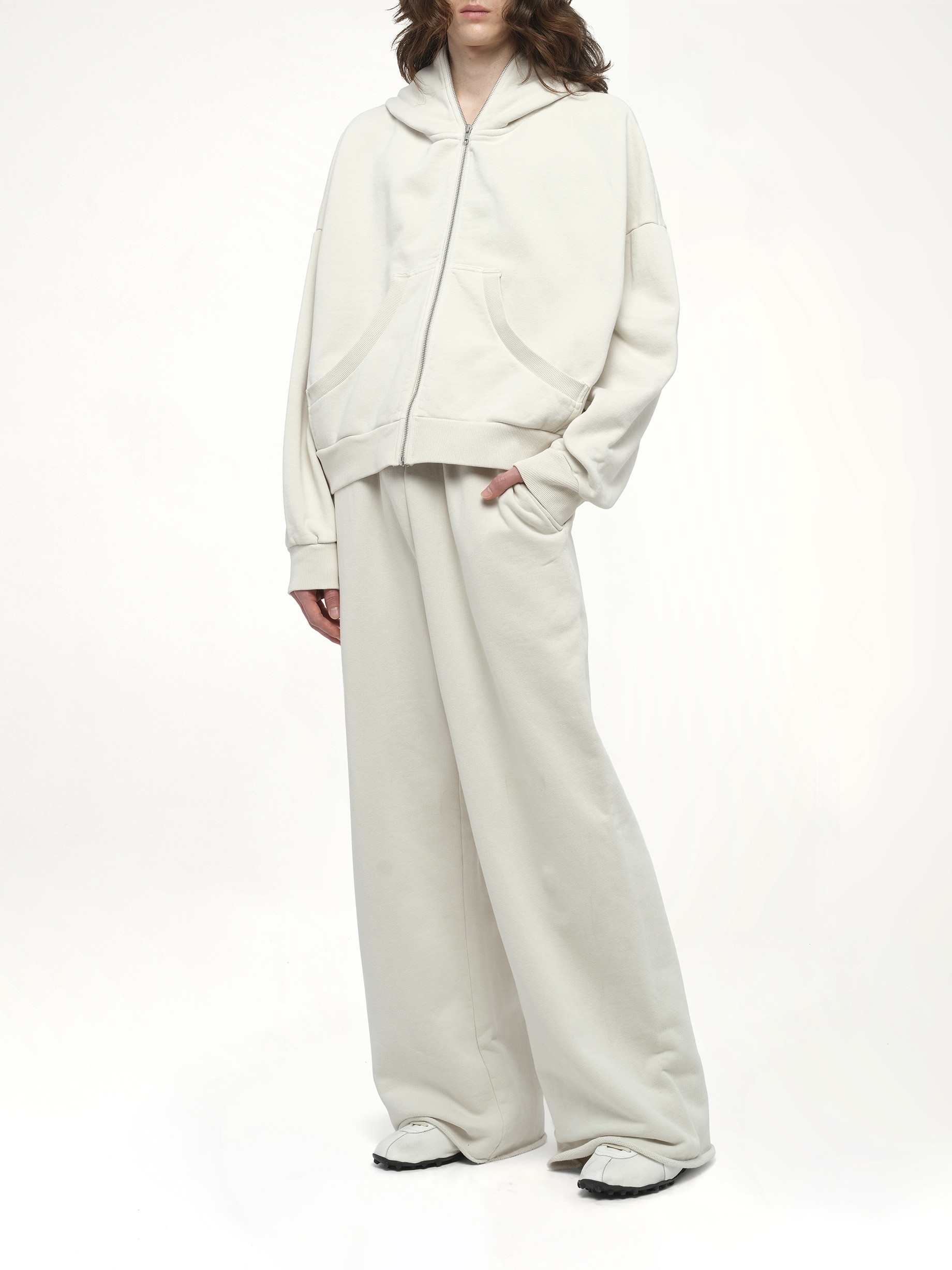 Eternal Zip Hoodie in Rice - 4