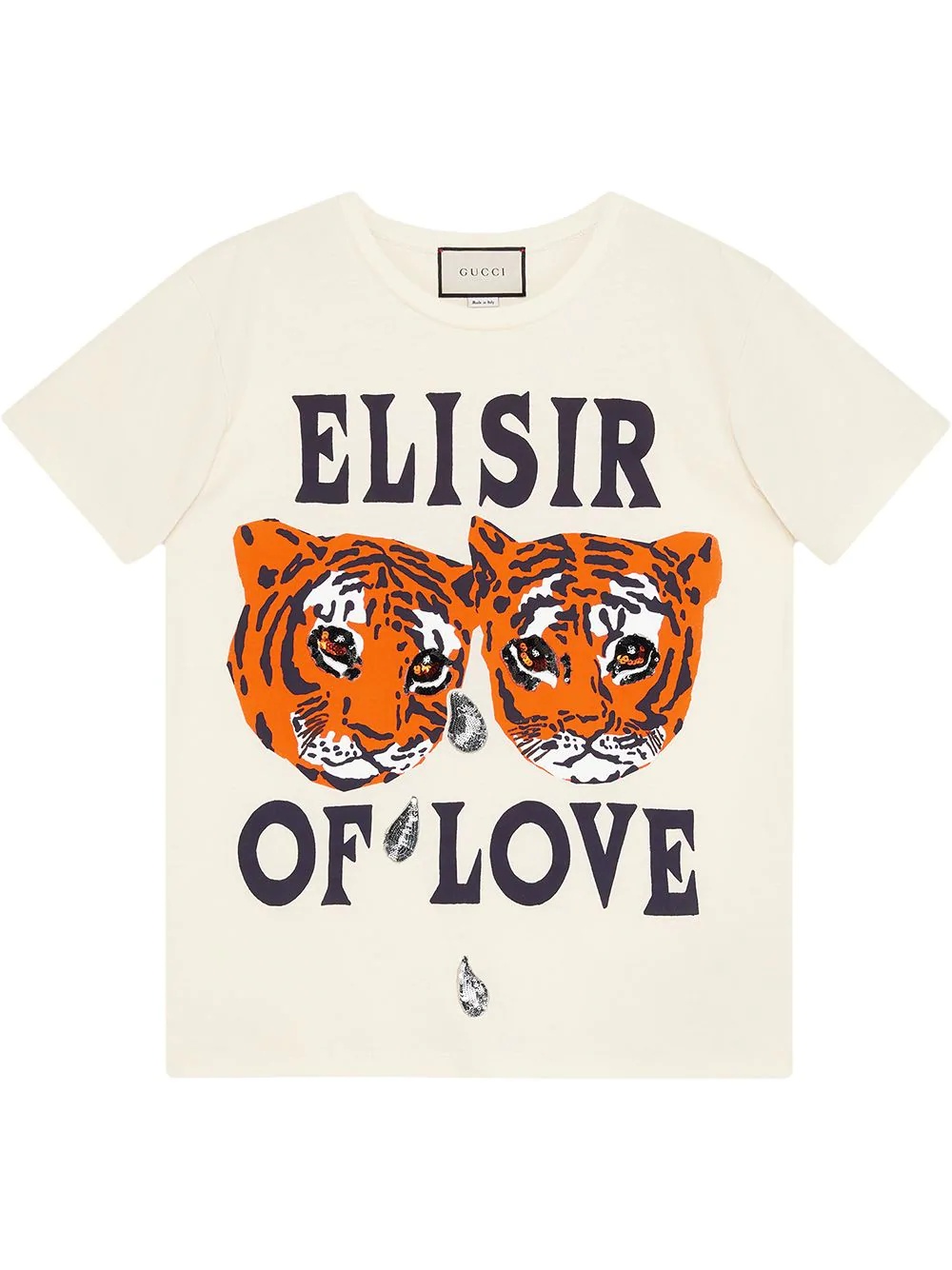 tiger oversized T-shirt - 1