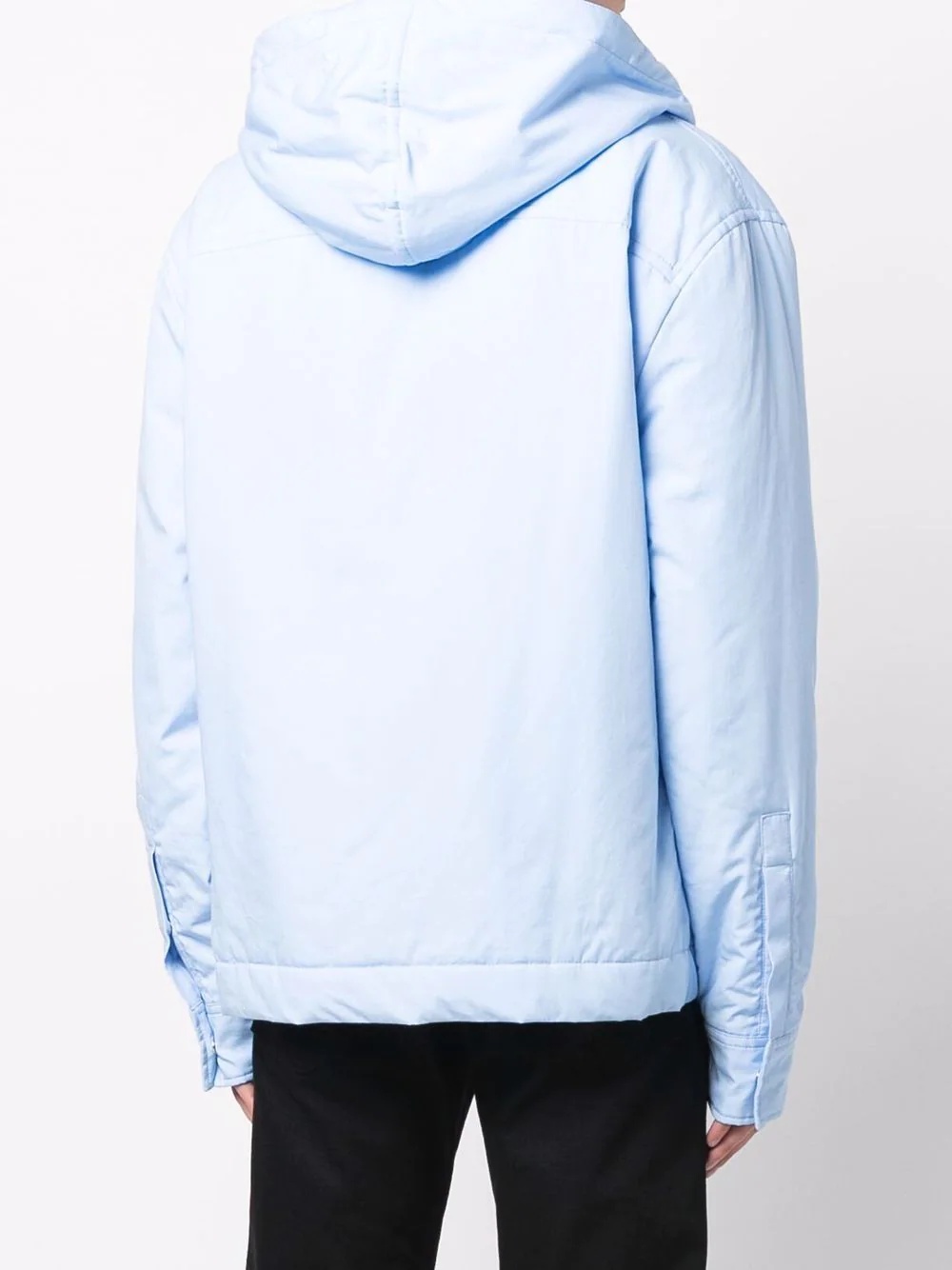 drawstring hood jacket - 4