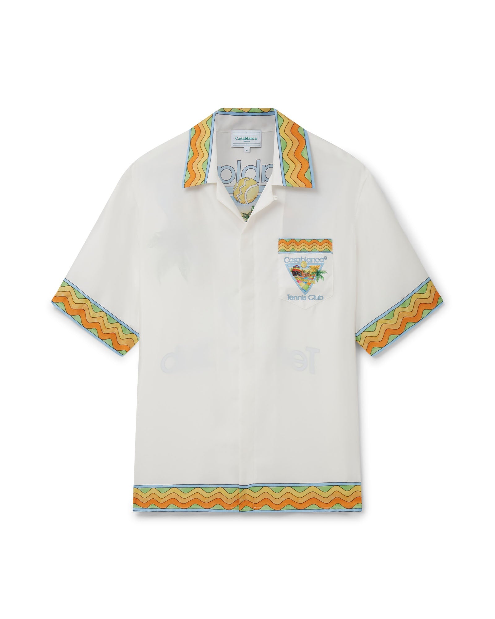 Afro Cubism Tennis Club Silk Shirt - 1