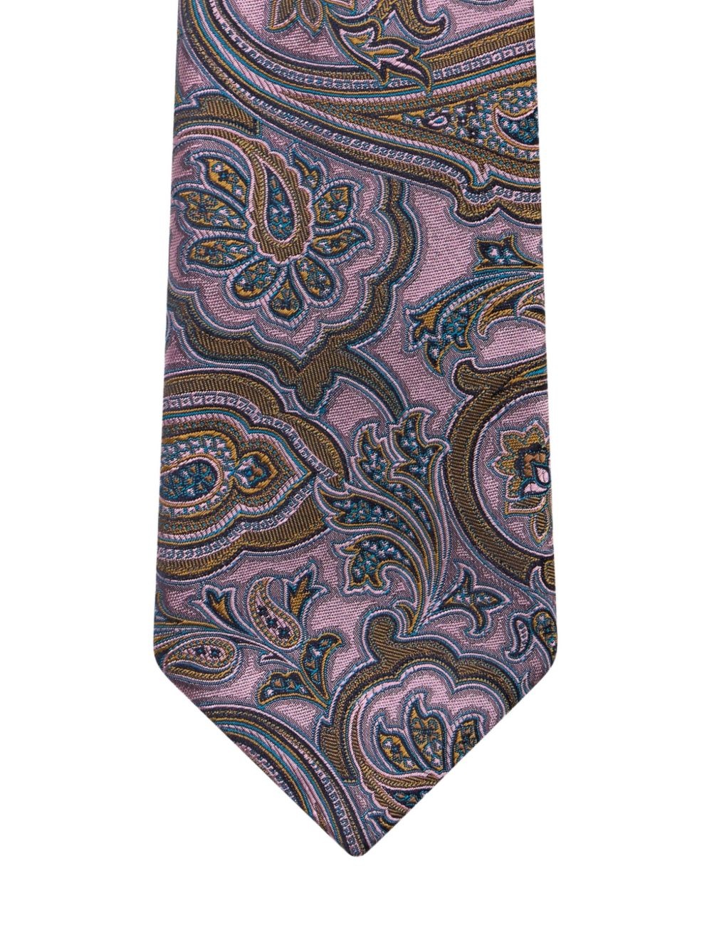 paisley-jacquard tie - 2