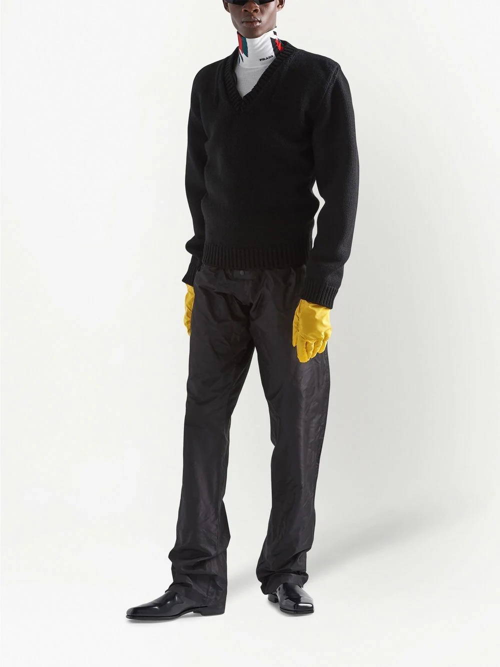 V-neck Shetland wool jumper - 2