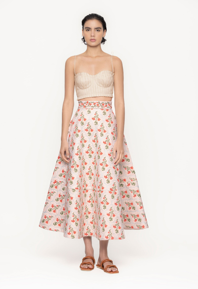 Bergamota Sabanero Atardecer Maxi Skirt 4