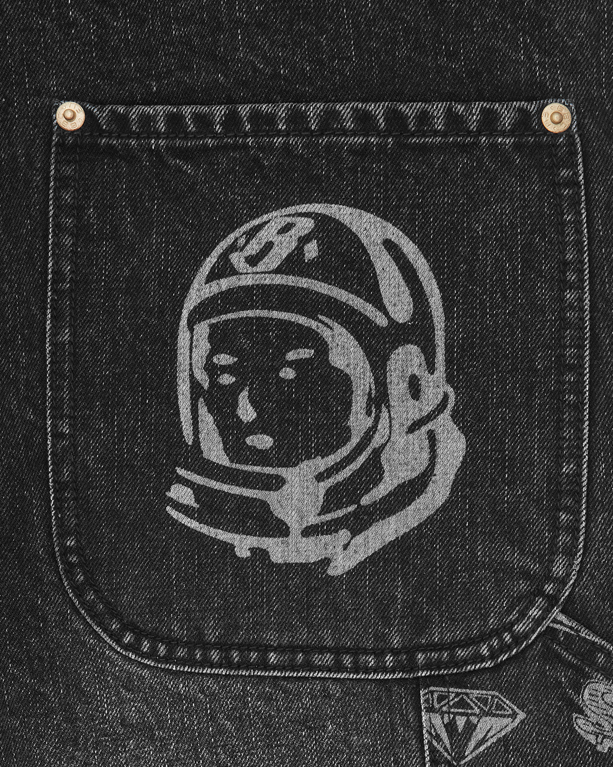 DIAMONDS & DOLLARS DENIM CARPENTER PANT - 6