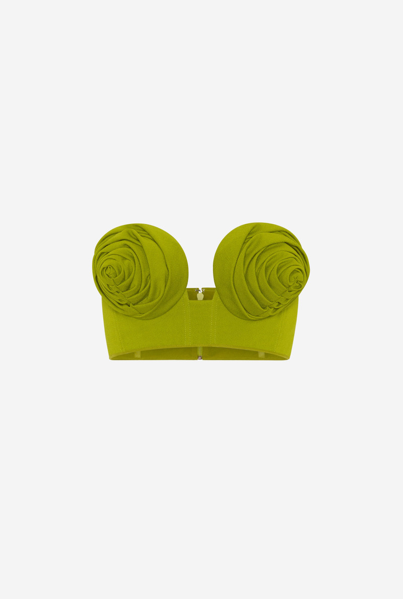 THE GREEN CONICAL CUP BRA - 1