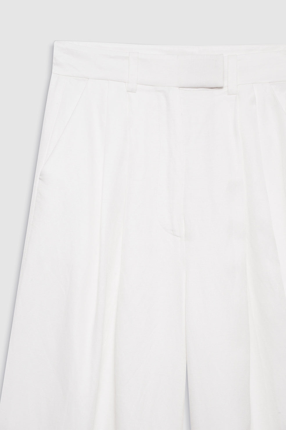 Lou Trouser - Ivory Linen Blend - 4
