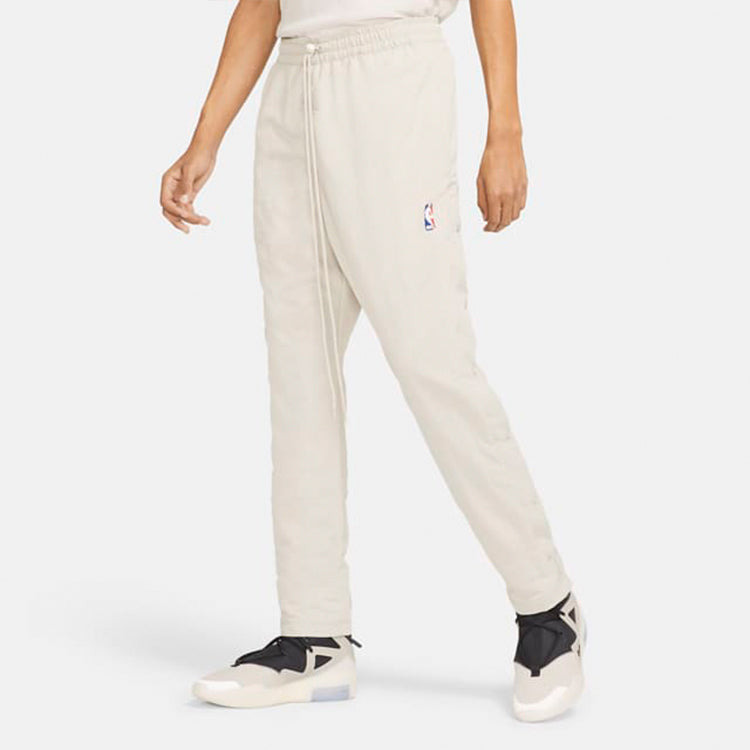 Nike x Fear of God x NBA Crossover Side Solid Color Sports Pants Gray CU4684-271 - 4