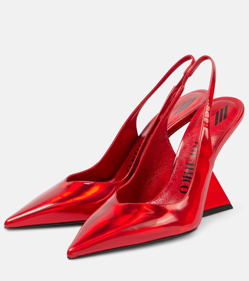 Cheope leather slingback pumps 5