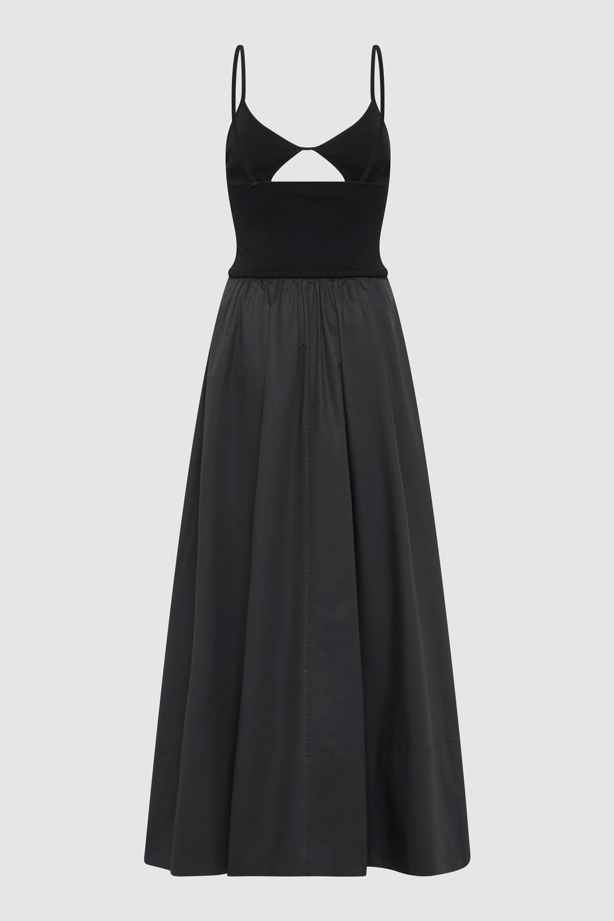 Knit Cami Dress - Black - 6