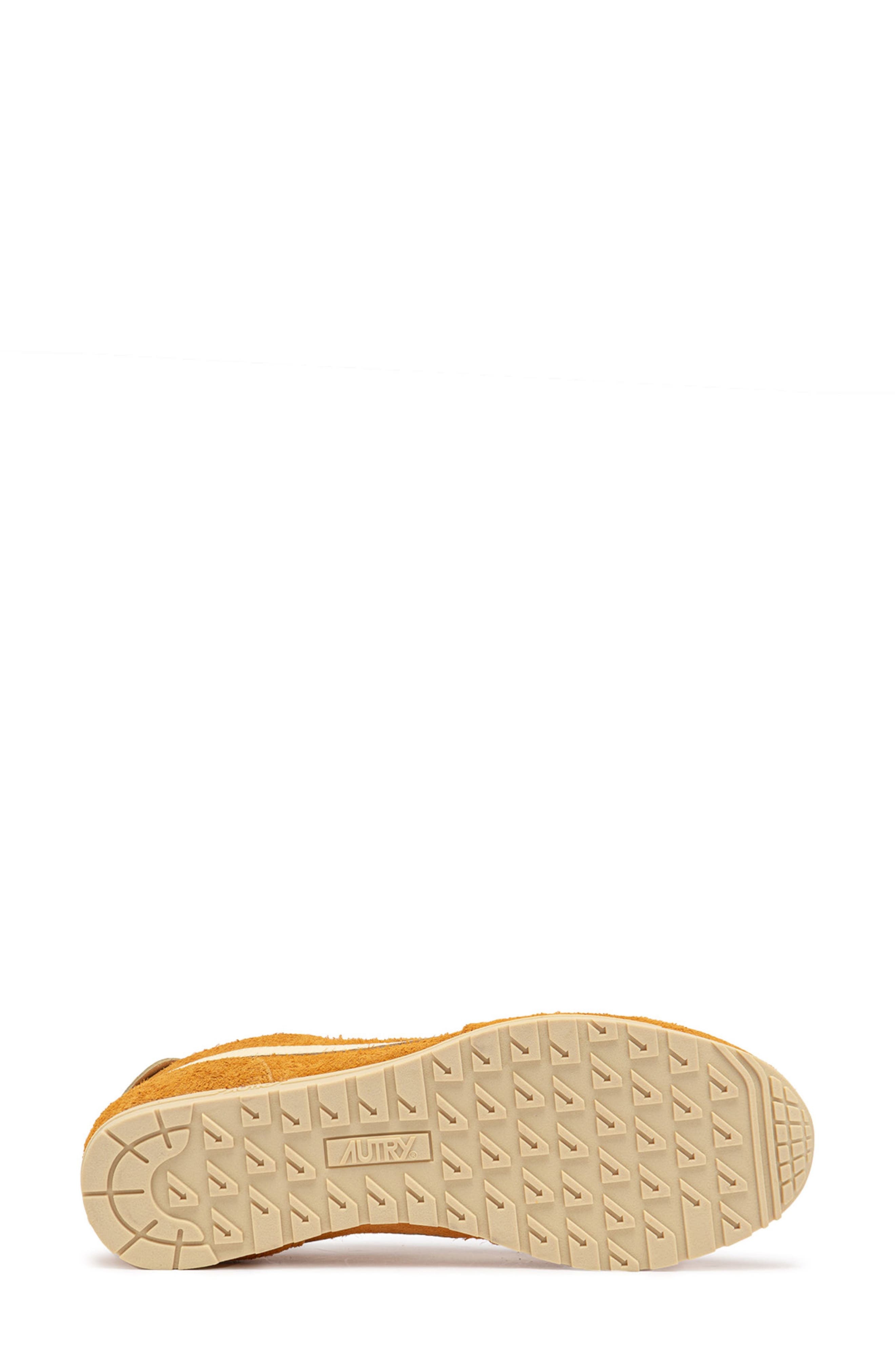AUTRY Windspin Low Sneaker in Orange Suede at Nordstrom - 5