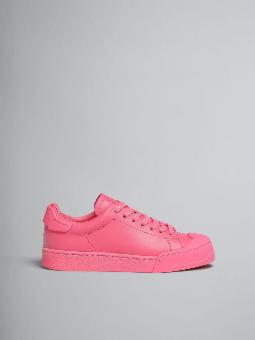 DADA BUMPER SNEAKER IN FUCHSIA LEATHER SNEAKER - 1