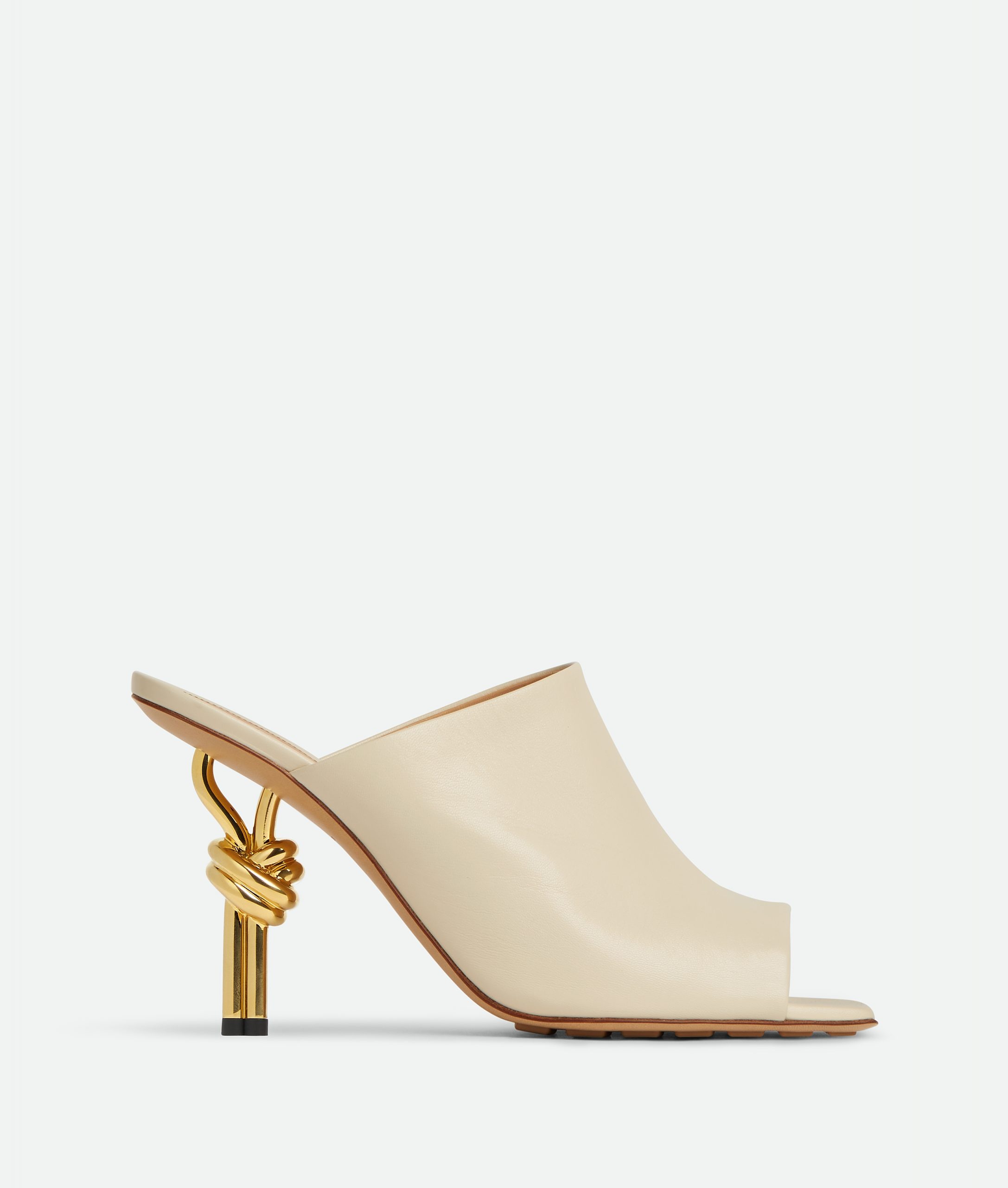Bottega Veneta – Knot Mule Sea Salt - 1