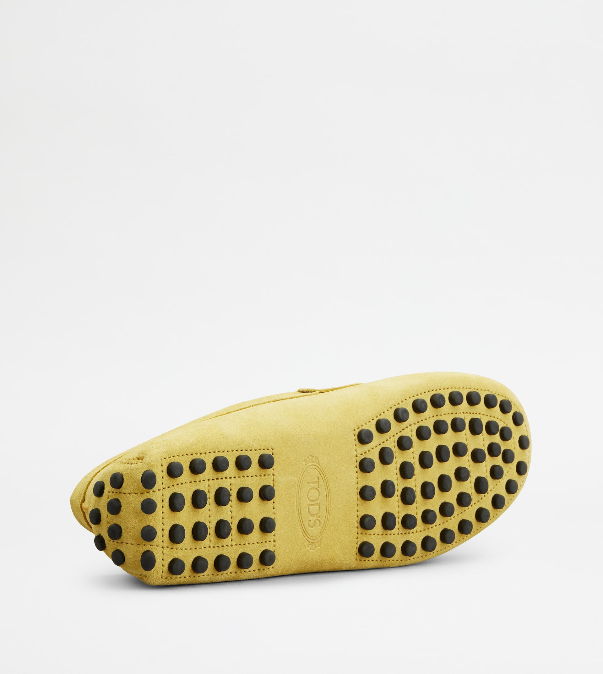 GOMMINO DRIVING SHOES IN SUEDE - YELLOW - 4
