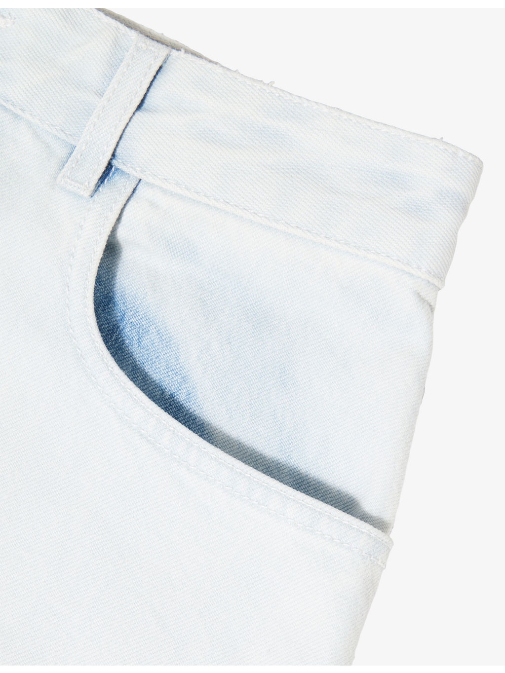 High-Rise Wide-Leg Denim-Blend Jeans - 6