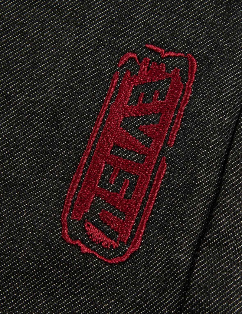 SEAGULL TEXTURED EMBROIDERY SLIM FIT JEANS #2010 8