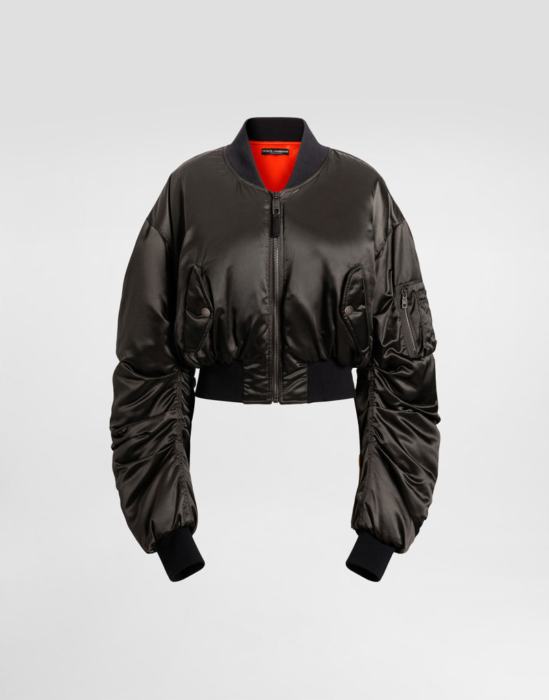 Oversized nylon canvas jacket 1