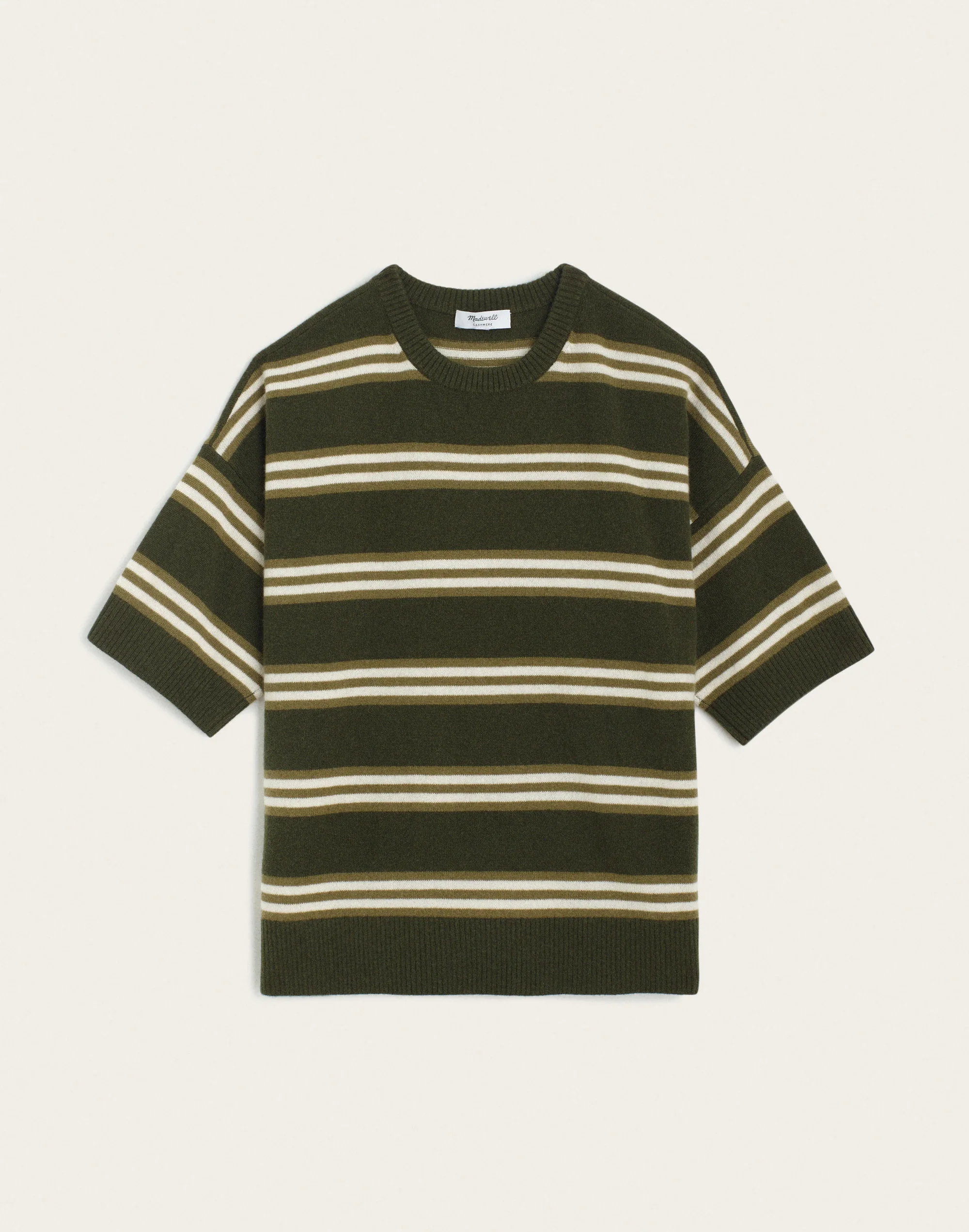 Relaxed Sweater Tee in 100% Cashmere - 1