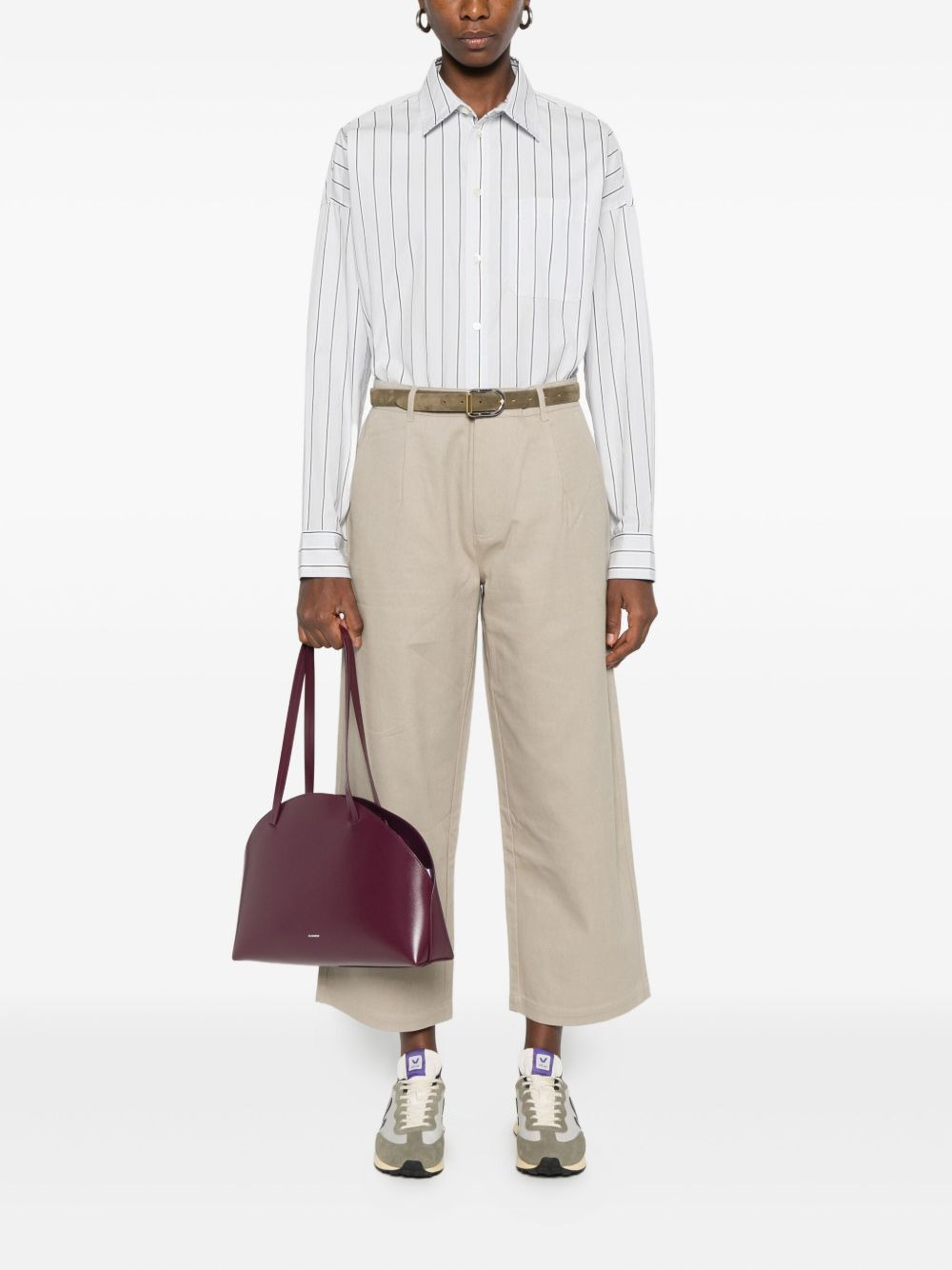 pleated-front trousers - 2