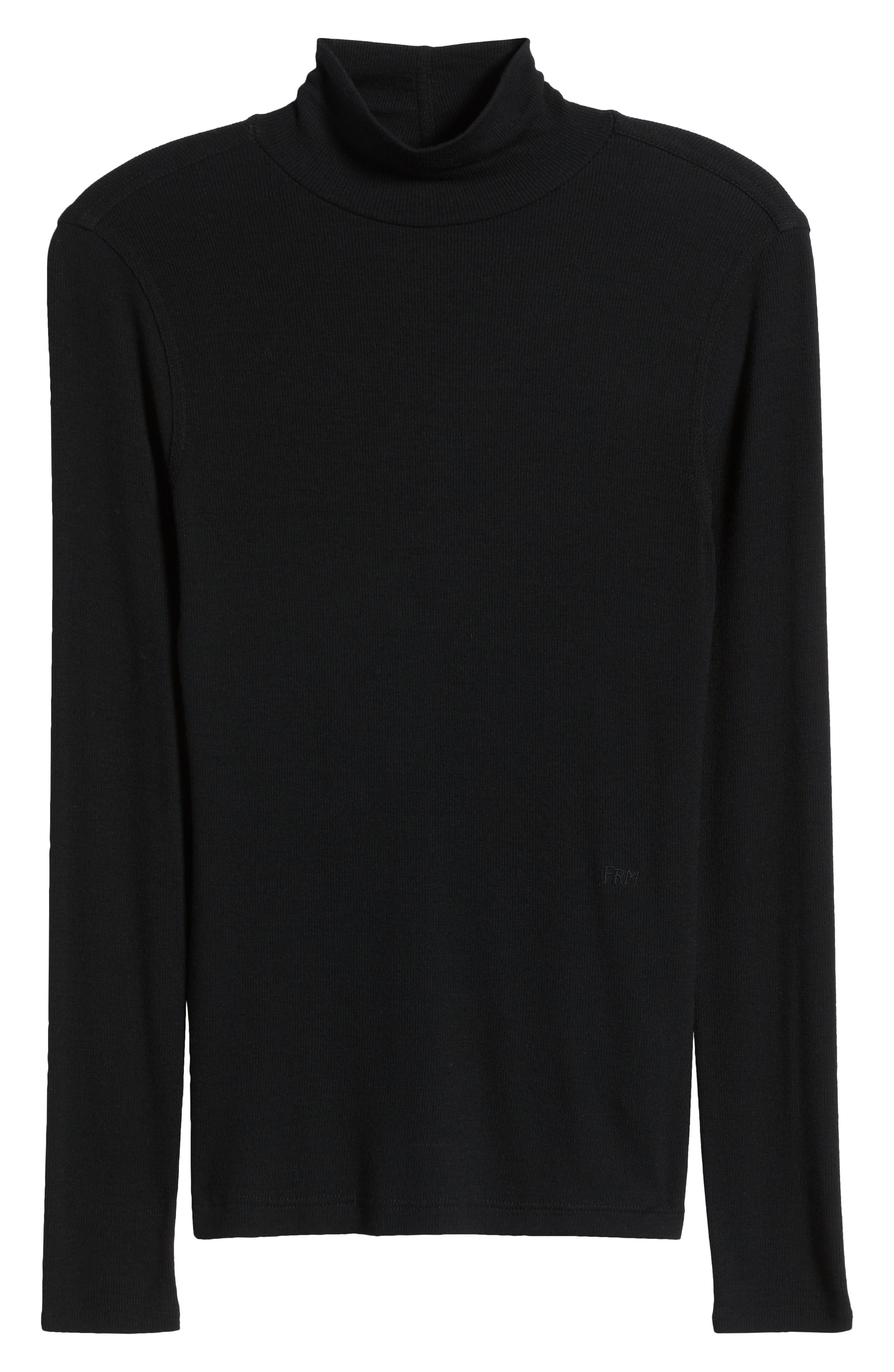 Rib Mock Neck Top - 5