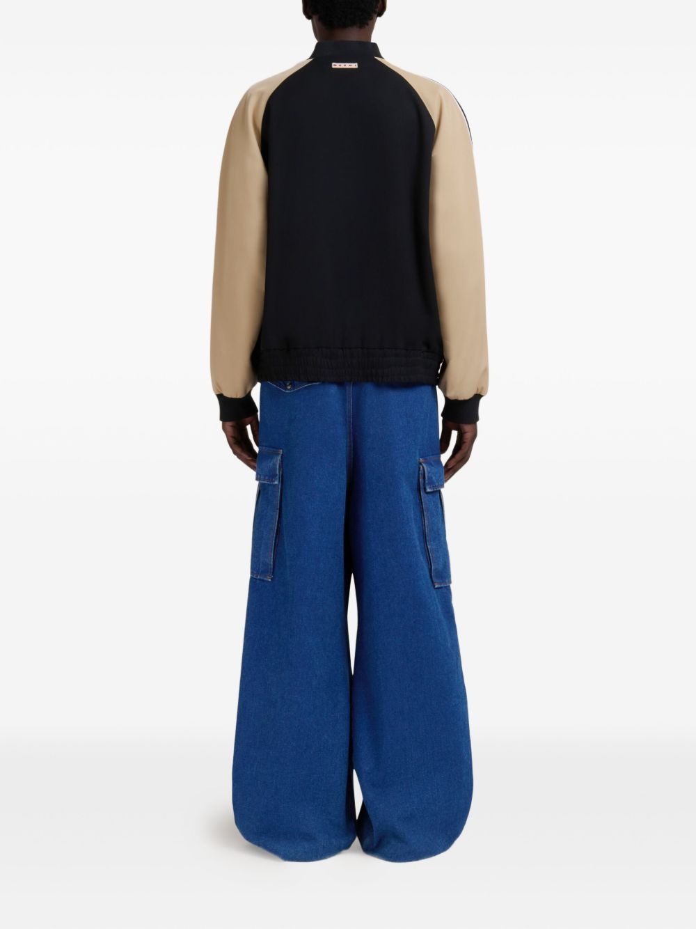 panelled bomber jacket - 4