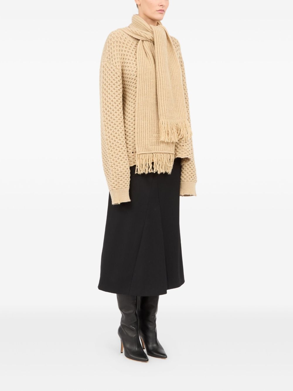 chunky-knit sweater - 3