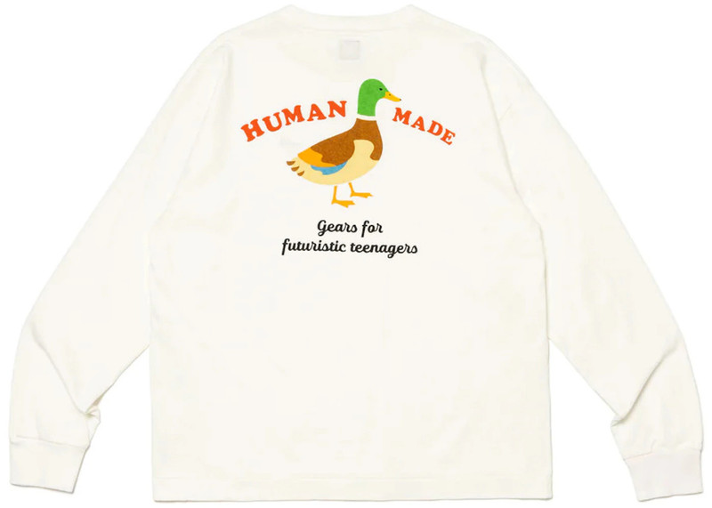 Human Made Human Made Graphic L/S T-Shirt #3 T-shirt White outlook