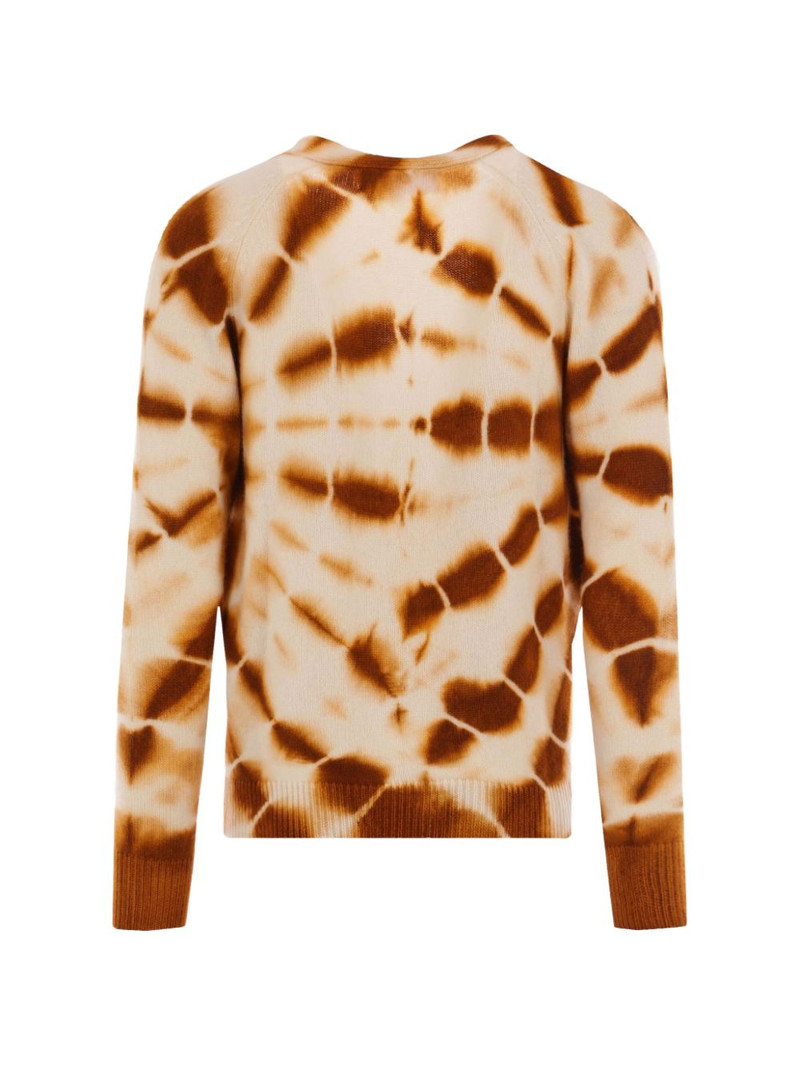 The Elder Statesman web-print oversized cardigan outlook